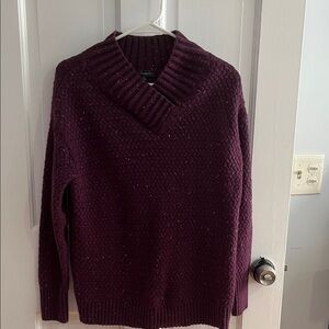 Talbots Rich Purple Knit Sweater